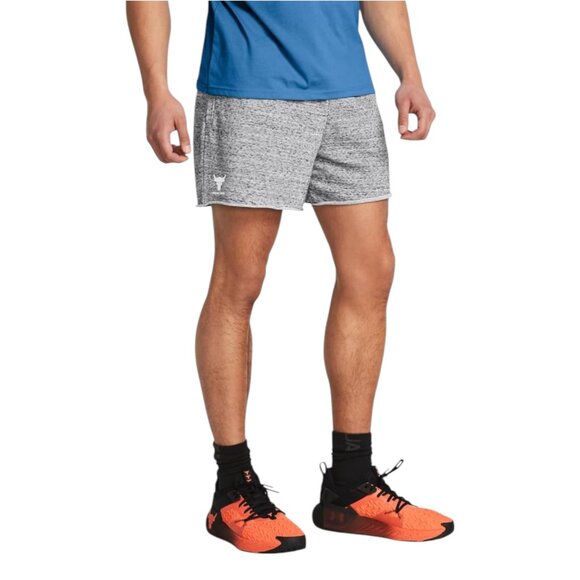 Under Armour Project Rock Terry Sweat Shorts - Picture 3 of 8